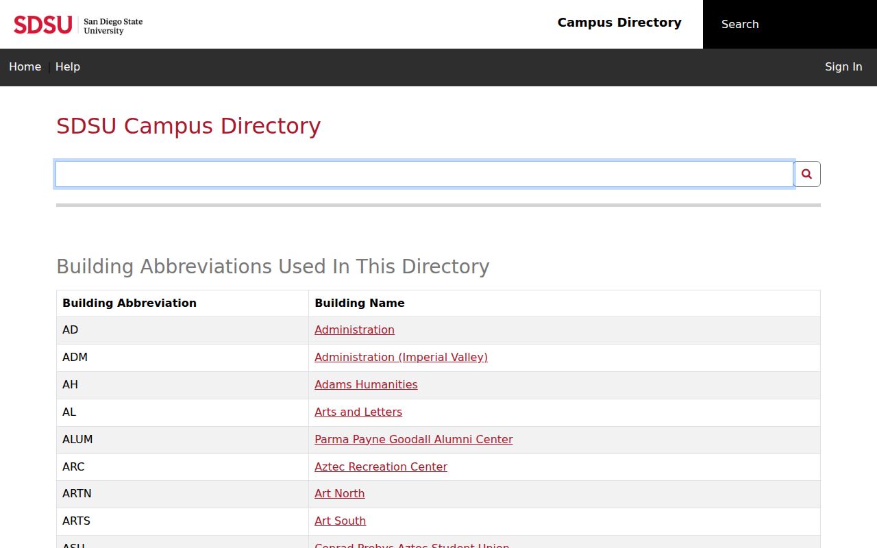 Coronado people directories SDSU directory search